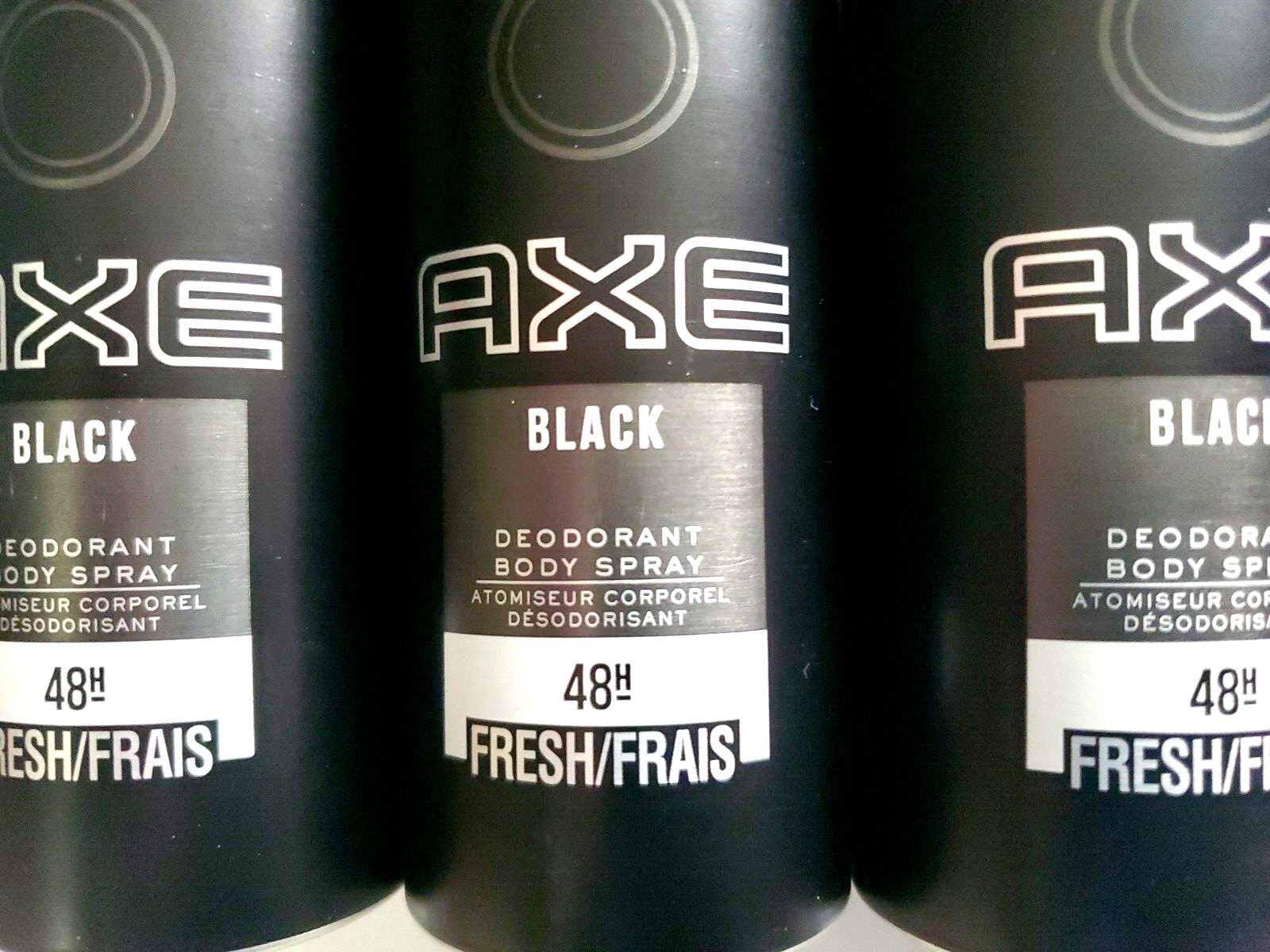 AXE BLACK Men's Deodorant Body Spray - 150ml 3 Cans