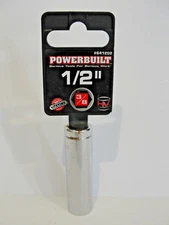 Powerbuilt 3/8" Drive 1/2-Inch 6 Pt Deep Socket # 641202