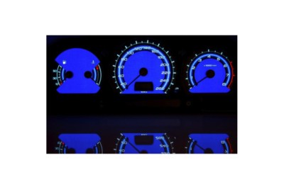 Volvo C70 glow gauge plasma dials speedometer disc glow shift indicators MPH KMH