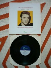 Elvis Presley The Legend Begins Elvis Live Vinyl UK 1989 Ocean 1st Press LP EXC