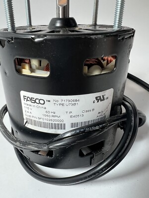 FASCO Motor 71730684 / U73B1 115V 60HZ 1550RPM | Modine 9F10262 | eBay