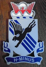 8" US Army 505th Parachute Infantry Regiment Insignia DUI Plaque "H-Minus"