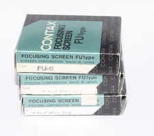 Set Contax Focusing Screen FU-3 FU-5 FU-6 for Aria, S2, 167MT Film SLRs