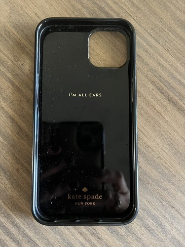 Kate Spade Graphic Leopard Flexible Case iPhone 13 Phone Cover Black-GUC - Zdjęcie 2 z 2