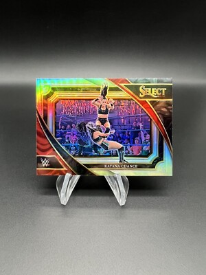 2023 SELECT WWE KATANA CHANCE MEZZANINE SILVER PRIZM SP PWE SHIP
