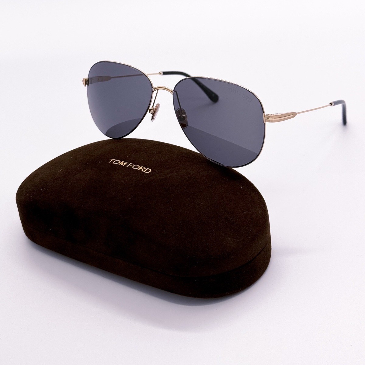 NEW TOM FORD PORSCHA TF993 28A UNISEX AVIATOR SUNGLASSES TOM  display picture 3