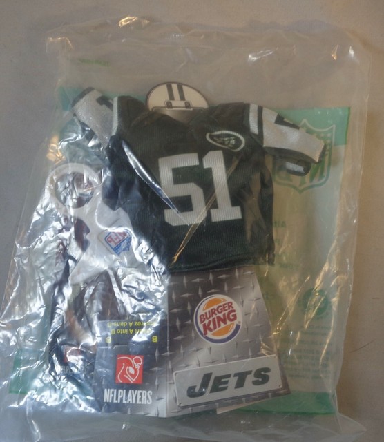 2007 Burger King Kids Meal Toy NFL Mini Jersey New York Jets 51 eBay