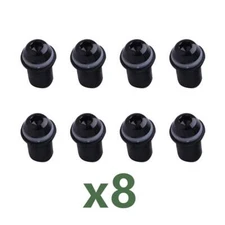 8x M5 5mm Windscreen Screws Bolts Rubber Well Nuts Washers Fit For Harley Honda