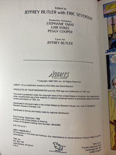 Agent 13 The Midnight Avenger A TSR Graphic Novel By Flint Filled, David Marcon - Picture 4 of 5