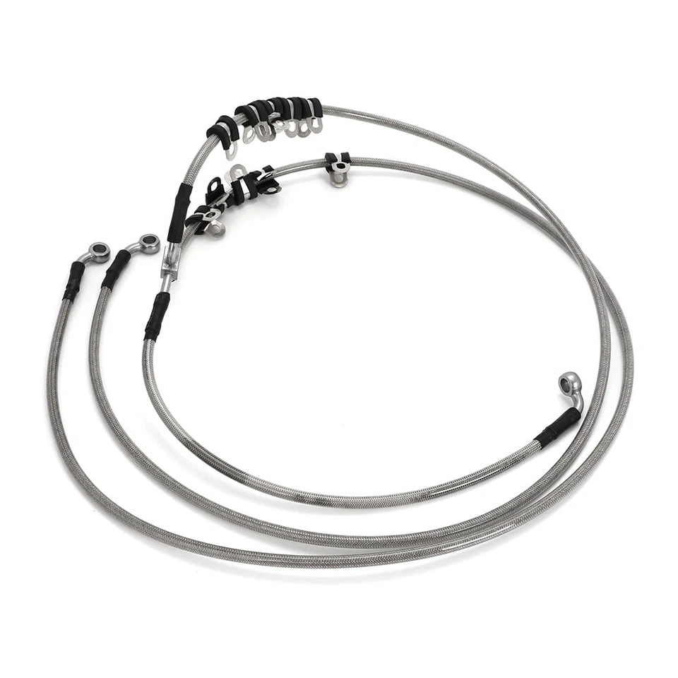 For Can-Am Maverick X3 MAX RR 2017-23 64" Front Brake Line Hose Braided Flexible - Image 3 of 4