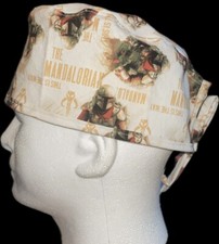 Star Wars Mandalorian I Scrub Hat Chemo Cap