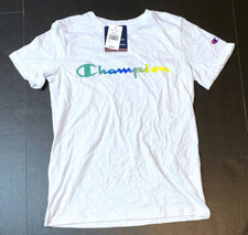 Champion Kids' Gradient Logo Tee, White, Medium MSRP 16.00