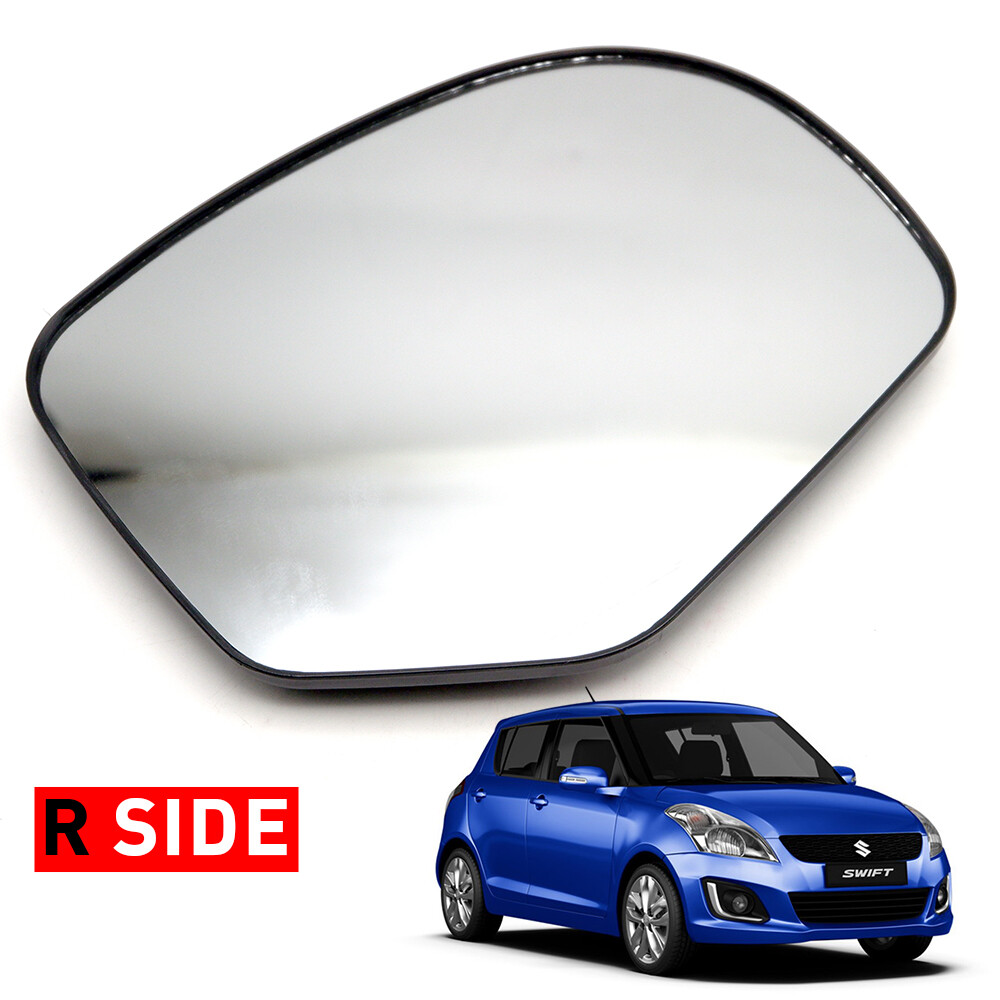 Rh Side View Door Mirror Glass Lens For Suzuki Swift Hatchback