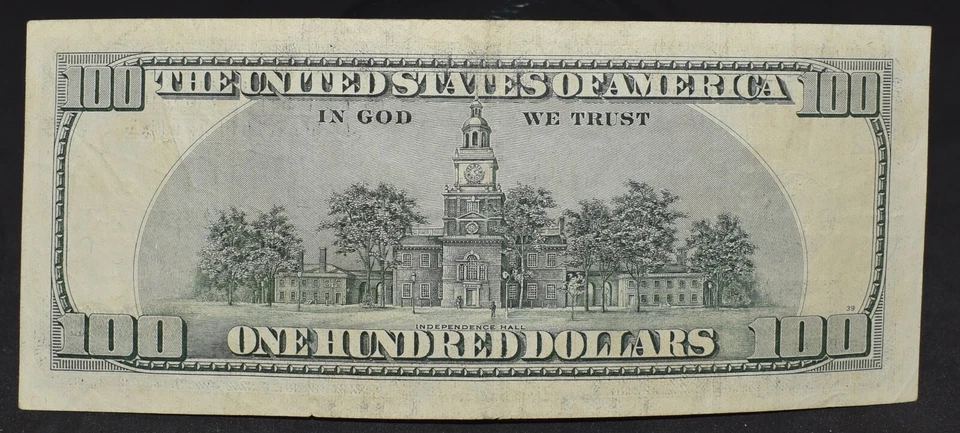 $100 dollar bill 2001 (SKU#77) - Image 2 of 2