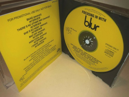 Focusing In with BLUR interview CD promo (excerpts from Leisure) DPRO-05424 - Picture 2 of 3
