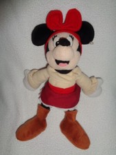 Minnie Mouse Pirate Mini Beanbag doll 9" Stuffed Plush Disney Parks Toy