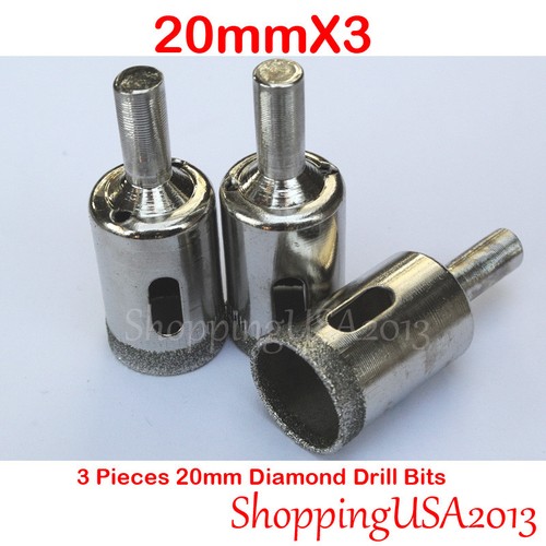 3mm-60mm All Size 3 Pieces Diamond Drill Bits Hole Saw Cutter Tools Sets - Picture 41 of 93