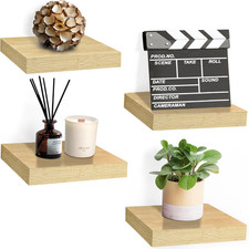 9X9 Inch Floating Shelves for Wall Square Floating Shelf with Invisible Mounti