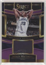 2018 Panini Select Throwback Memorabilia Purple Prizm 11/99 Wesley Matthews 7qg