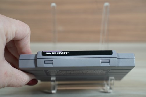 Sunset Riders SNES Authentic Super Nintendo Good Shape Konami Tested Cleaned - Picture 7 of 7