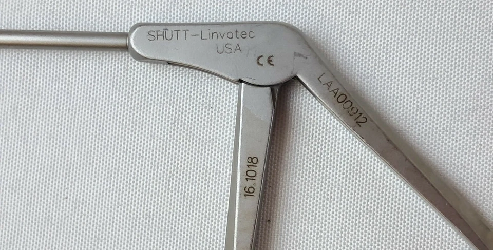 Pinzas de recuperación de sutura recta Shutt-Linvatec 16.1018 Shutt Foto 3 de 4