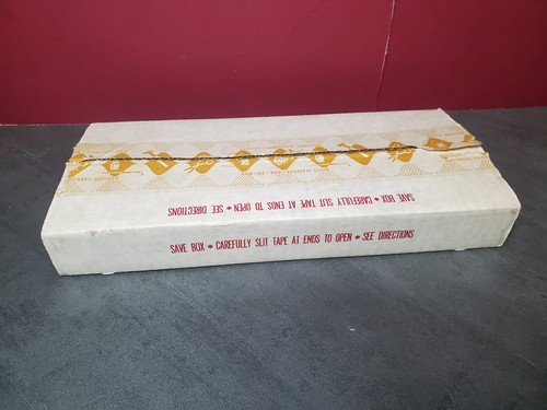 Fad of the Month Club Craft Box - Tin Punch Kit 1975