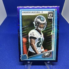 2025 Donruss Optic #297 Andrew Mukuba Blue Scope