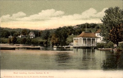 Centre Harbor New Hampshire NH Boat Landing c1905 UDB Vintage Postcard