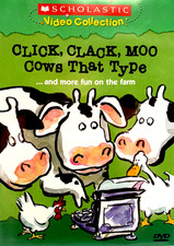Scholastic Click, Clack, Moo Cows That Type DVD more fun on the Farm DVD