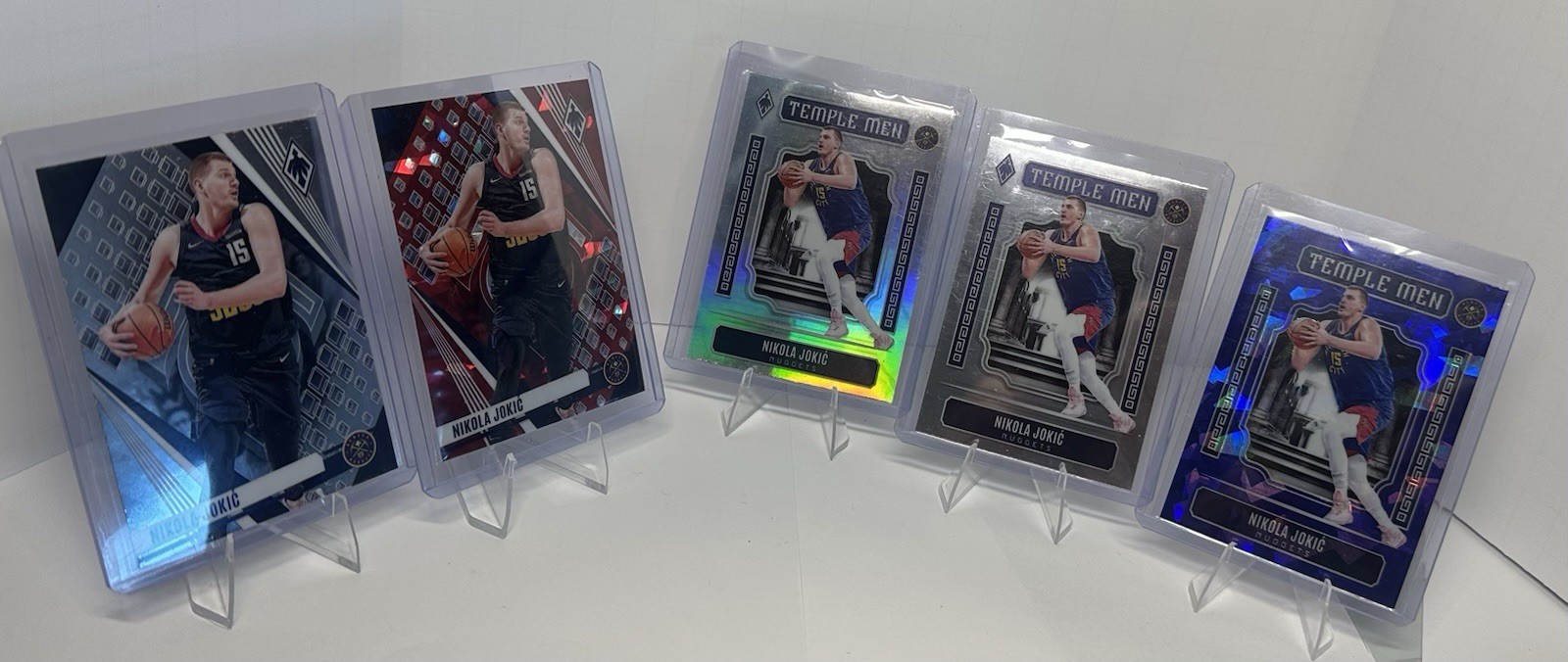 Nikola Jokic 2023-24 Phoenix Lot Silver Red Ice Temple Men Blue Ice