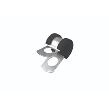 Goodridge Motorcycle/Bike P Clip -For Goodridge -4 Brake Hose- 1/4 Inch / Silver