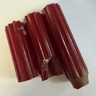 AS FOUND VINTAGE RIBBED YELLOW GREEN RED BLUE BAKELITE CATALIN ROD LOT-594 GRAMS — photo 2