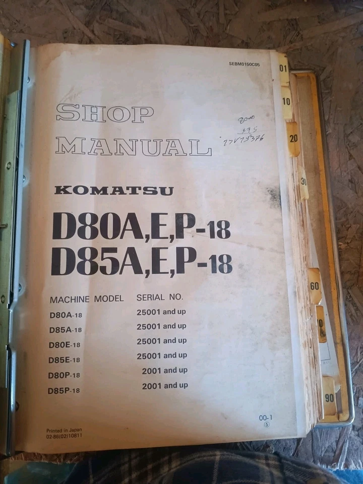 Komatsu D80A,E,P -18 & D85A,E,P-18 Dozer Shop Service Repair Manual - Image 3 of 4