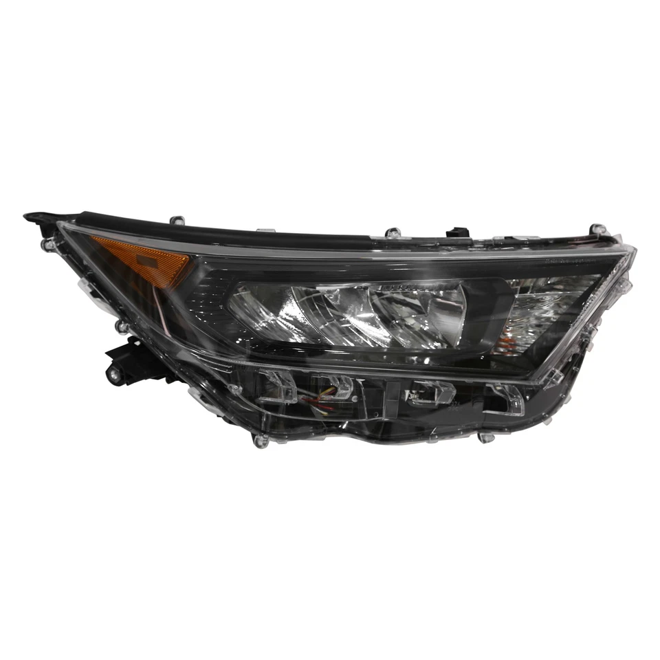 Conjunto de faros LED cromados y negros para Toyota RAV4 LE XLE 2019-2022 Foto 2 de 4