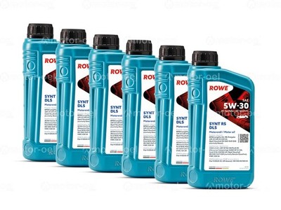 6 Liter (6x1L) ROWE HIGHTEC SYNT RS DLS SAE 5W-30, VW 505 00/505 01