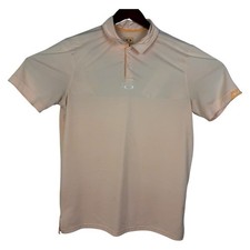 Oakley Golf Polo Men  s Medium Short Sleeve Quick Dry Orange/Peach