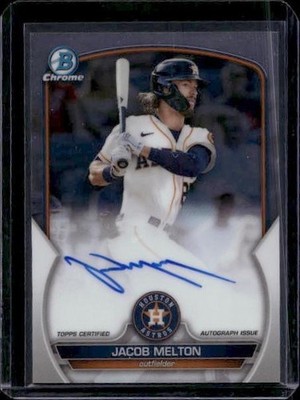 2023 Bowman Chrome #CPA-JML Jacob Melton Prospect Autographs