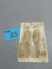 WwI US RPPC of 2 Doughboys showing 78th Division 10- emph83