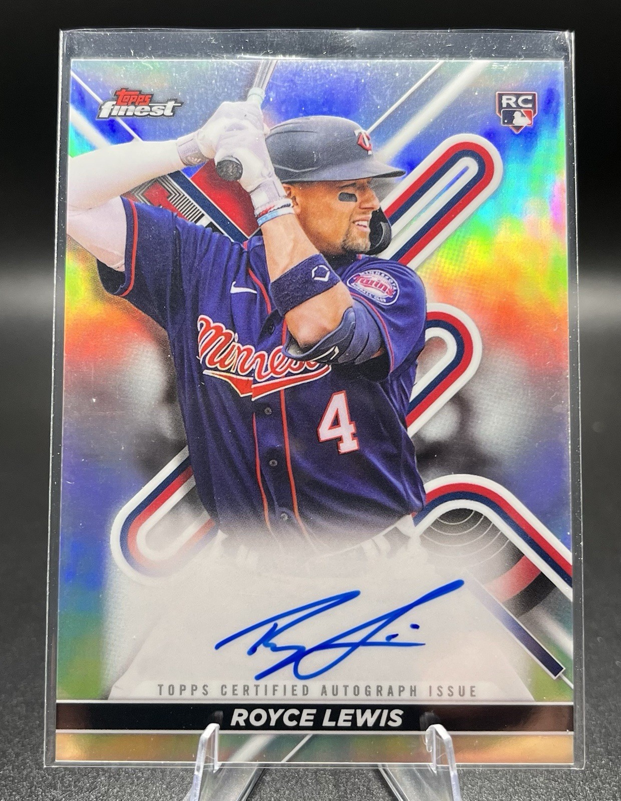 2022 Topps Finest Royce Lewis Finest Rookie Auto #FA-RL Twins