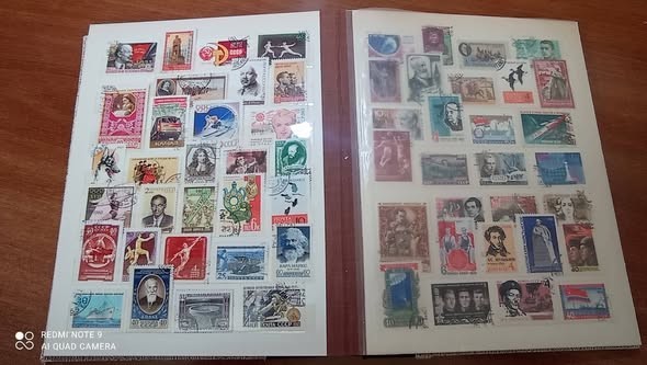 VECCHIA RUSSIA - ALBUM VINTAGE - URRS - CCCP - LOTTO CIRCA 600 ...