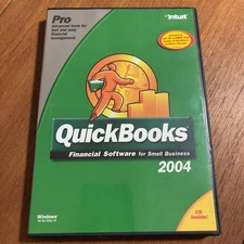 Intuit QuickBooks Pro 2004 with License for Windows 98/ME/2000/XP Used