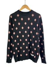 WACKO MARIA 20SS Knitted Sweater Thin M Cotton BLK Dots