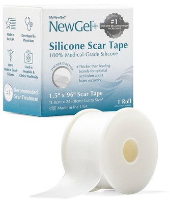 Newgel Plus Silicone Scar Tape Roll By Mynewgel 100 Medical-Grade Silicone Scar
