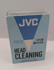 JVC TCC-2 VHS C Head Cleaning Cassette Tape camcorder vcr vhs c