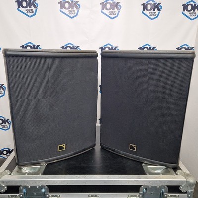 2x L-Acoustics 12XT Mittelgroße Aktiv/Passive Mehrzweck Koaxial Lautsprecher, Case