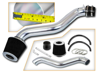 Short Ram Air Intake Kit+BLACK Filter for 94-97 Accord / 92-96 Prelude 2.2L 2.3L