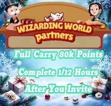 Wizarding World Partners Event Monopoly Go   RUSH 12-24 Hours   1 Slot