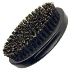 4.3 IN Natural Boar Bristle Beard Brush for Men, Premium Wooden Handle with Boar
