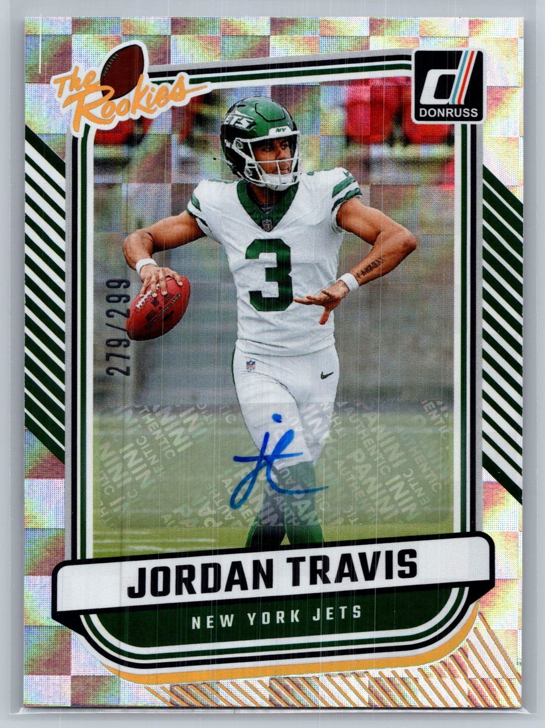 Jordan Travis Panini Donruss the Rookies #TR32 Autograph
