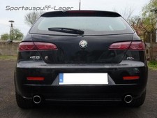 Ulter Duplex Sportauspuff Alfa Romeo 159 Lim., Sportwagon 05- 90mm rund